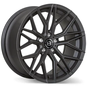 Braelin – BR10 – Black – 19″x10.5″ 45mm – All weather Wheels – BR10-1905-65GM+45E601